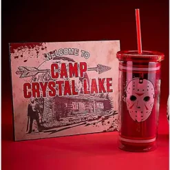 Welcome To Camp Crystal Lake Sign - Friday The 13th -Spirit Spooky Store 01494798 d
