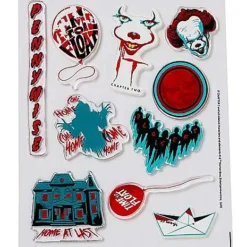 Pennywise Gel Clings - It -Spirit Spooky Store 01494855 c