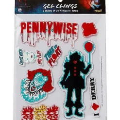 Pennywise Gel Clings - It -Spirit Spooky Store 01494855 d