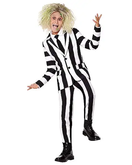 Kids Beetlejuice Costume - Beetlejuice 2 Kids Beetlejuice Costume - Beetlejuice - Image 2