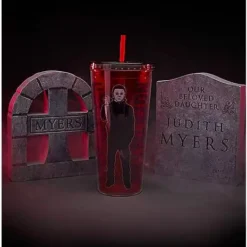 Stalker Not A Talker Michael Myers Tumbler 20 Oz. - Halloween -Spirit Spooky Store 01497155 e