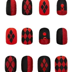 Kids Harley Quinn Press On Nails - DC Comics