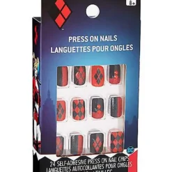 Kids Harley Quinn Press On Nails - DC Comics -Spirit Spooky Store 01497734 c