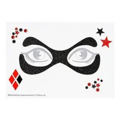 Harley Quinn Peel And Stick Face Tattoo Decals - DC Comics