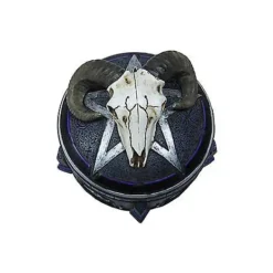 Mystical Arts Ram Skull Trinket Box