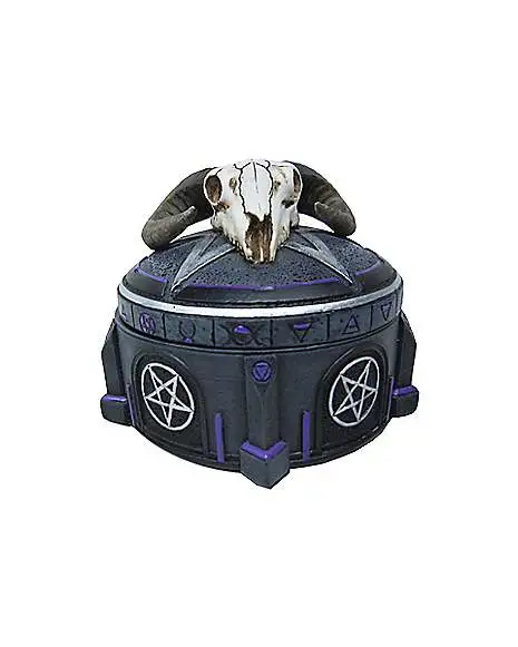 Mystical Arts Ram Skull Trinket Box 2 Mystical Arts Ram Skull Trinket Box - Image 2