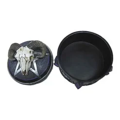 Mystical Arts Ram Skull Trinket Box 8 Mystical Arts Ram Skull Trinket Box -Spirit Spooky Store 01498252 d