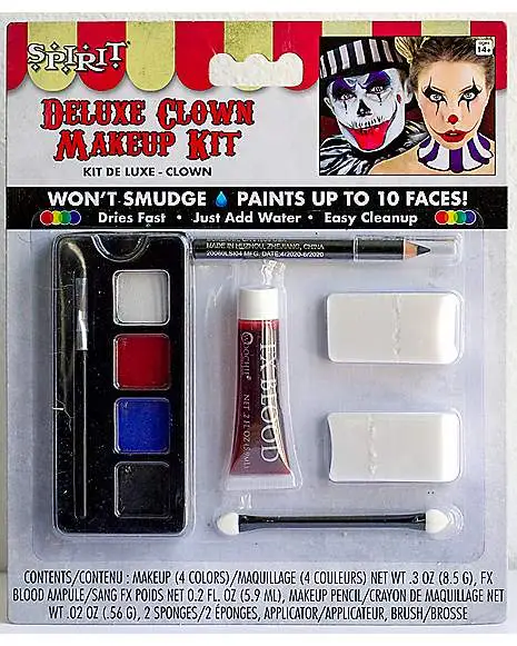 Deluxe Clown Makeup Kit 1 Deluxe Clown Makeup Kit