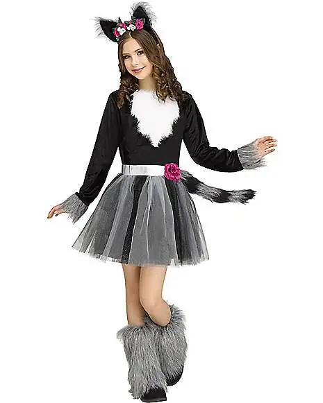 Kids Raccoon Dress Costume 1 Kids Raccoon Dress Costume