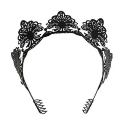 Black Filigree Crown -Spirit Spooky Store 01503481 c