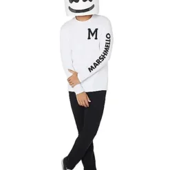 Adult Marshmello Costume -Spirit Spooky Store 01505759 d