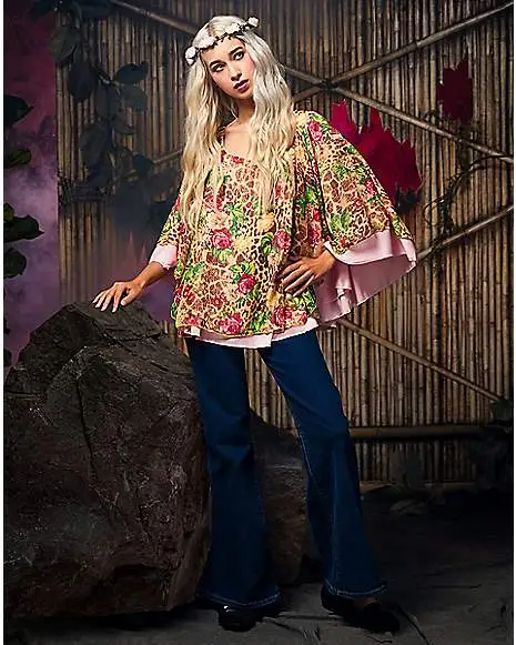 Adult Flower Child Costume Kit 1 Adult Flower Child Costume Kit