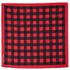 Red And Black Buffalo Plaid Bandana