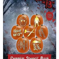 Friday The 13th Pumpkin Stencil Book