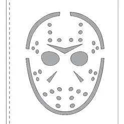 Friday The 13th Pumpkin Stencil Book 5 Friday The 13th Pumpkin Stencil Book -Spirit Spooky Store 01513662 c