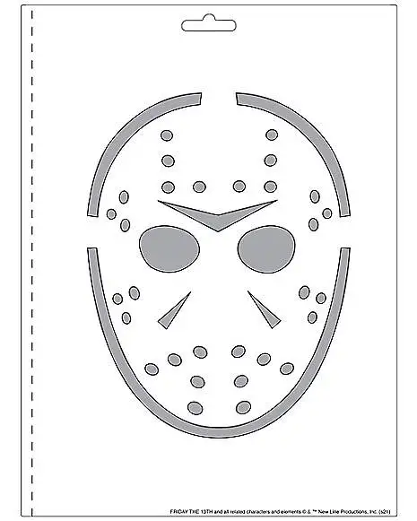 Friday The 13th Pumpkin Stencil Book 3 Friday The 13th Pumpkin Stencil Book - Image 3