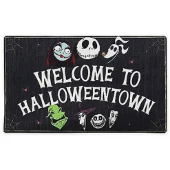 Welcome To HalloweenTown Doormat - The Nightmare Before Christmas