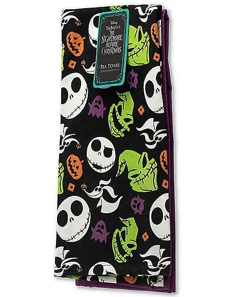 Multi-Pack The Nightmare Before Christmas Faces Dishtowels - 2 Pack 2 Multi-Pack The Nightmare Before Christmas Faces Dishtowels - 2 Pack - Image 2