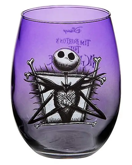 Jack Stemless Glass 20 Oz - The Nightmare Before Christmas 1 Jack Stemless Glass 20 Oz - The Nightmare Before Christmas