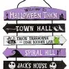Halloween Town Ladder Sign - The Nightmare Before Christmas