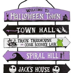 Halloween Town Ladder Sign - The Nightmare Before Christmas