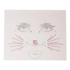 Gemstone Bunny Face Decals