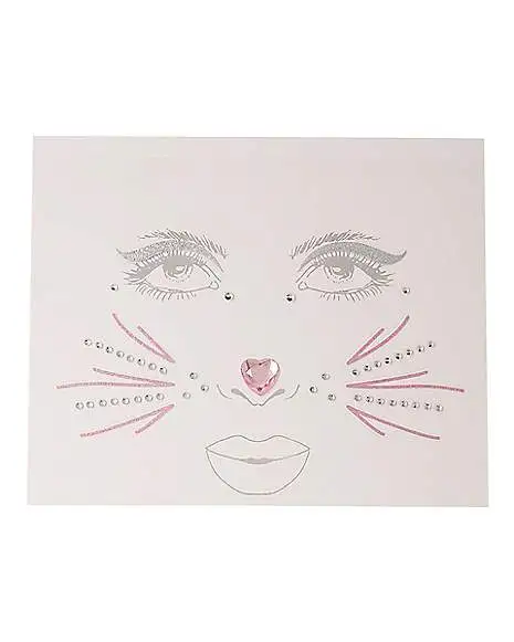 Gemstone Bunny Face Decals 1 Gemstone Bunny Face Decals