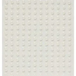 White Press On Pearls