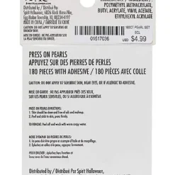 White Press On Pearls 5 White Press On Pearls -Spirit Spooky Store 01517036 c