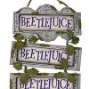 Beetlejuice Ladder Sign