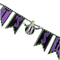 Light-Up It's Showtime Beetlejuice Banner -Spirit Spooky Store 01517390 d