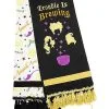 Trouble Is Brewing And Amuck Amuck Dishtowels 2 Pack - Hocus Pocus