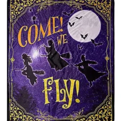 Come We Fly Fleece Blanket - Hocus Pocus