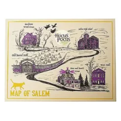 Salem Map Sign - Hocus Pocus