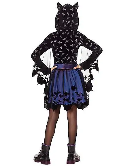 Kids Beautiful Bat Costume 2 Kids Beautiful Bat Costume - Image 2