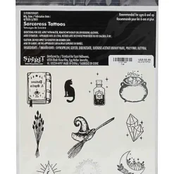 Kids Sorceress Temporary Tattoos -Spirit Spooky Store 01527589 c