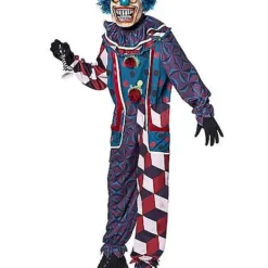 Kids Light-Up Circus Clown Costume