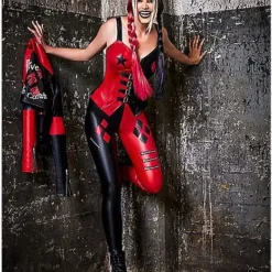 Adult Harley Quinn Moto Jacket – The Suicide Squad 5 Adult Harley Quinn Moto Jacket – The Suicide Squad -Spirit Spooky Store 01528397 c