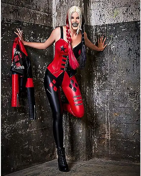 Adult Harley Quinn Moto Jacket – The Suicide Squad 3 Adult Harley Quinn Moto Jacket – The Suicide Squad - Image 3