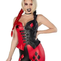 Adult Harley Quinn Corset - The Suicide Squad