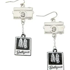 Beetlejuice Polaroid Earrings