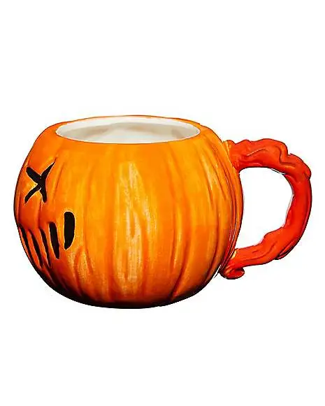 Molded Pumpkin Mug 30 Oz. - Trick 'r Treat 2 Molded Pumpkin Mug 30 Oz. - Trick 'r Treat - Image 2