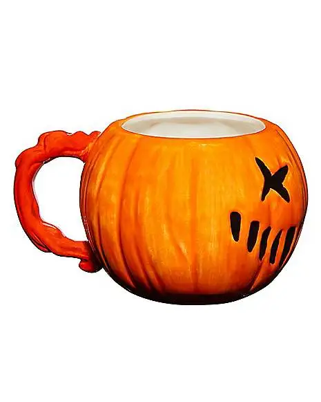 Molded Pumpkin Mug 30 Oz. - Trick 'r Treat 3 Molded Pumpkin Mug 30 Oz. - Trick 'r Treat - Image 3