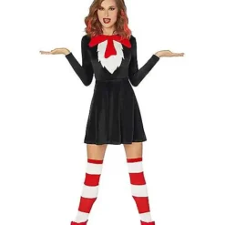 Adult Cat In The Hat Dress - Dr. Seuss