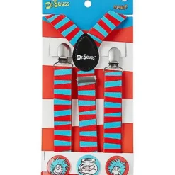 Thing 1 And Thing 2 Suspenders - Dr. Seuss -Spirit Spooky Store 01532845 e