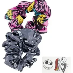 The Nightmare Before Christmas Scrunchies And Temporary Tattoos
