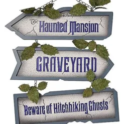 The Haunted Mansion Graveyard Sign - Disney