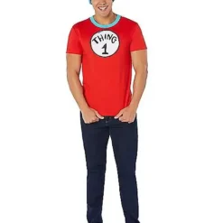 Adult Thing 1 And Thing 2 Costume Kit – Dr. Seuss -Spirit Spooky Store 01542539 c