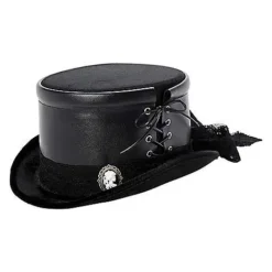 Black Gothic Top Hat