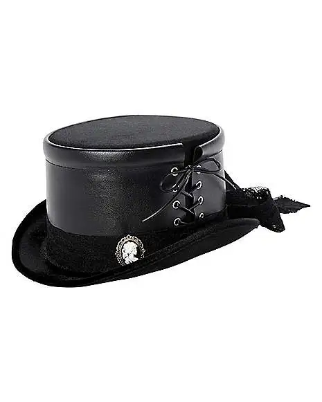Black Gothic Top Hat 1 Black Gothic Top Hat
